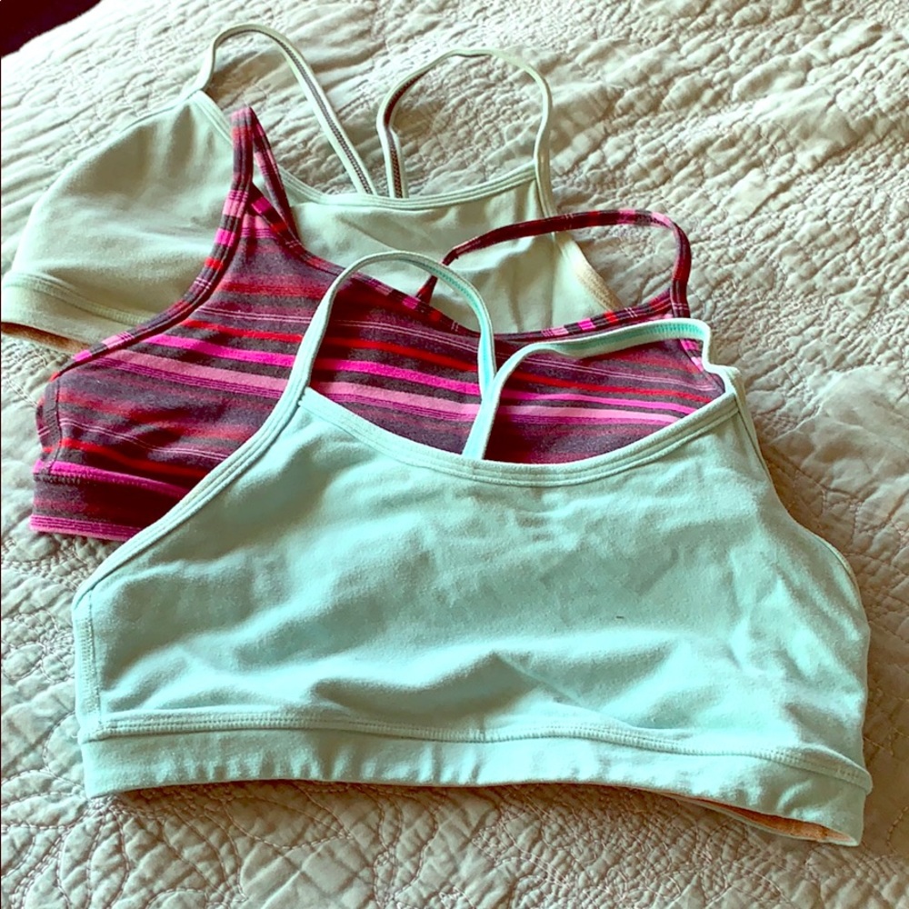 Lululemon Flow Y bras 3-pack